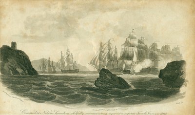 La Squadra del Commodoro Nelson Manovra Abilmente Contro una Forza Francese Superiore nel 1795 da Nicholas Pocock