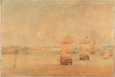 Pocock, La flotta inglese passa per il Sound il 28 marzo 1801 da Nicholas Pocock
