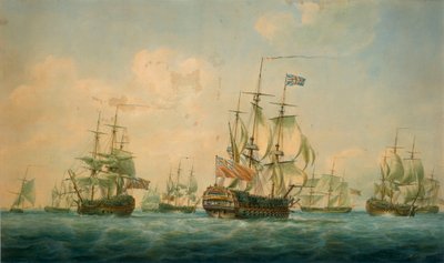 Navi a Spithead 1797 da Nicholas Pocock