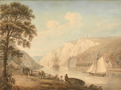 Il fiume Avon: con navi di passaggio da Nicholas Pocock