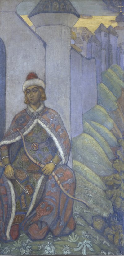Un cavaliere, 1910 da Nikolai Konstantinowitsch Roerich