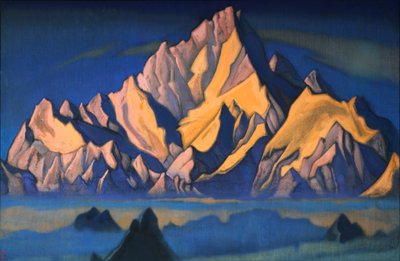 Dimora di Gesar, 1947 da Nicholas Roerich
