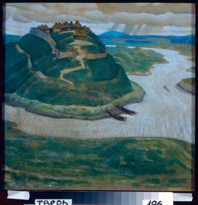 Antico campo slavo fortificato da Nicholas Roerich