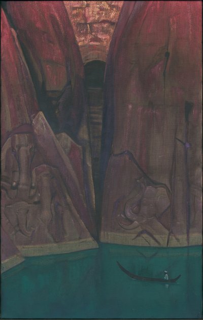 Ashram, serie "Ashrams", 1931 da Nicholas Roerich