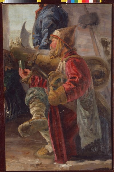 Artigliere russo al tempo dei torbidi (1598-1613) da Nicholas Roerich