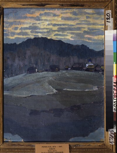 Tramonto da Nicholas Roerich