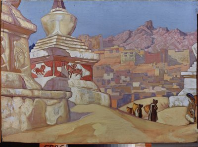 Cavallo della buona fortuna (dalla serie Maitreya) da Nicholas Roerich