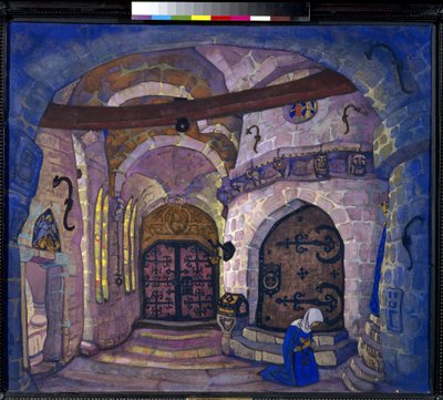 Nel monastero. Decorazione preparatoria per l