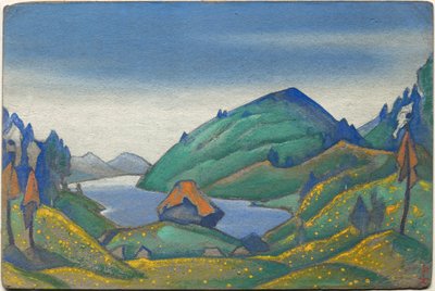 Décor per il balletto "Le Sacre du Printemps" di Stravinsky, 1944 da Nicholas Roerich