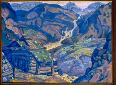 Decorazione per "Peer Gynt" di Henrik Ibsen, 1912 da Nicholas Roerich