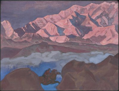 Colui che si affretta, serie "La sua patria", 1924 da Nicholas Roerich