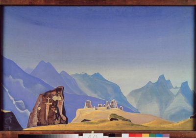 La spada di Gesar Khan da Nicholas Roerich
