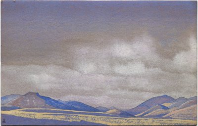 Mongolia, colline di Chahar da Nicholas Roerich