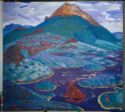 Paesaggio fantastico da Nicholas Roerich