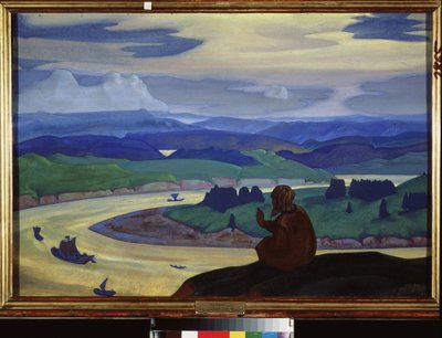 Procope Le Grand (o Le Tondu) prega per i viaggiatori sconosciuti da Nicholas Roerich