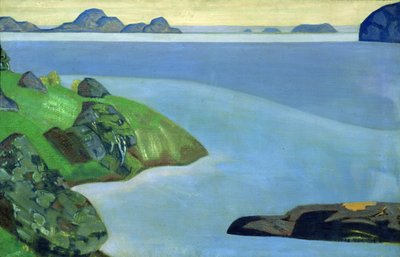 Paesaggio costiero roccioso da Nicholas Roerich