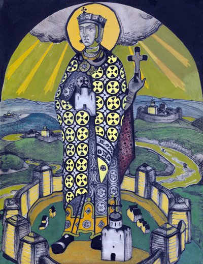 Santa Olga, Principessa di Kiev da Nicholas Roerich