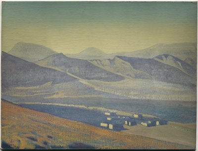 Santuari e cittadelle, dalla serie con lo stesso titolo, 1925 da Nicholas Roerich