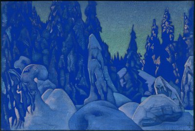 Guardiani della neve, 1922 da Nicholas Roerich