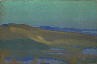 Paludi di Tsaidam, 1936 da Nicholas Roerich