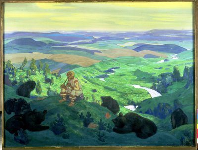 Gli antenati, 1912 da Nicholas Roerich