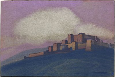 Fortezza tibetana, 1936 da Nicholas Roerich