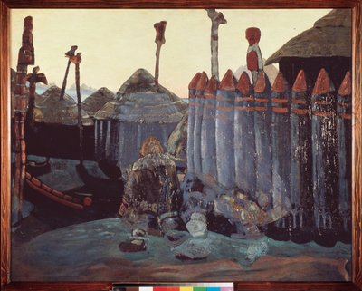Un tumulo pagano da Nicholas Roerich