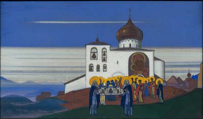 Zvenigorod, 1933 da Nicholas Roerich
