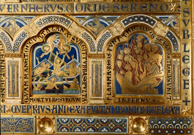 Altare di Verdun realizzato in oro e smalto da Nicolas de Verdun (ca.1130/50-1205): scene dall