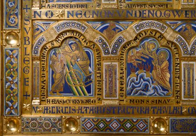 Altare di Verdun realizzato in oro e smalto da Nicolas de Verdun (ca.1130/50-1205): scene dall