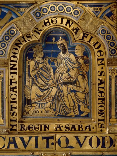 Altare di Verdun realizzato in oro e smalto da Nicolas de Verdun: scene dell