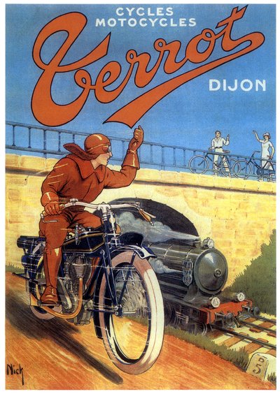 Moto Terrot a Digione, pubblicità da Nick