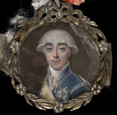 Ritratto del conte Hans Axel von Fersen 1755-1810, 1784 da Niclas Lafrensen