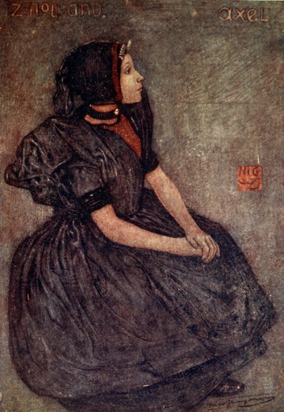 Una ragazza della Zelanda, 1904 da Nico Jungman