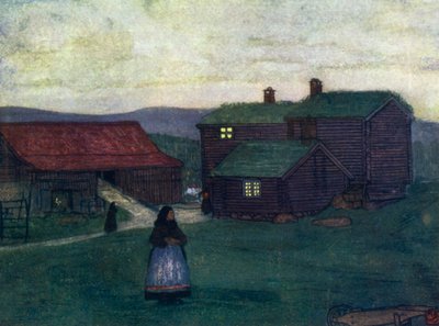 Norvegia: Fattorie costruite con pali da Nico Jungman