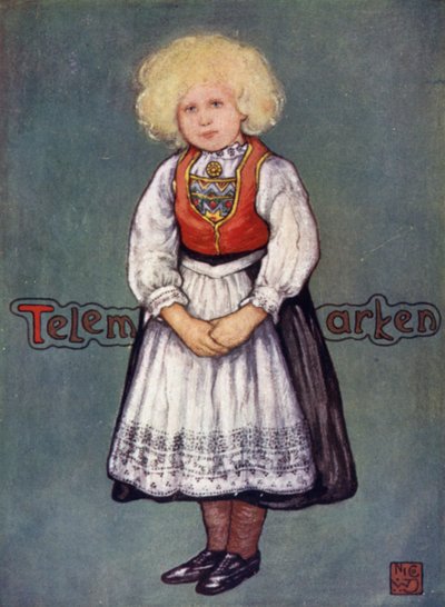 Norvegia: Bambina di Telemarken da Nico Jungman
