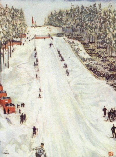Norvegia: Sport sciistici, il grande giorno di Holmencollen fuori Christiania da Nico Jungman