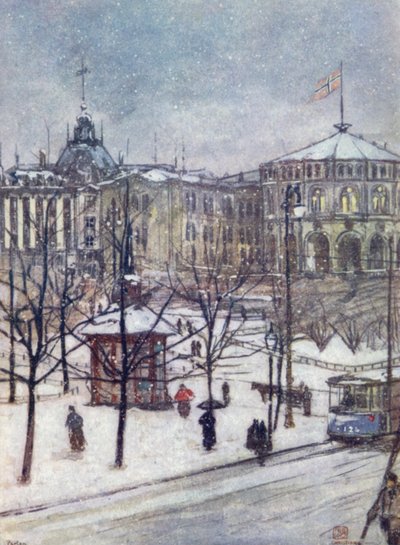 Norvegia: Il Parlamento (Storthing), Christiania da Nico Jungman