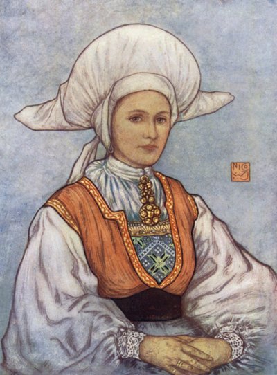 Norvegia: Cappello Bianco Indossato nel Distretto di Bergen da Nico Jungman