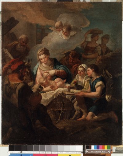 Adorazione del Bambino Gesù da Nicolò Grassi