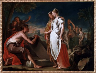 Incontro di Giacobbe e Rachele da Nicolò Grassi