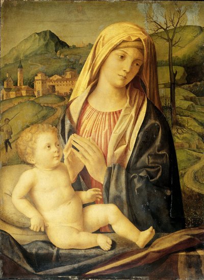 Vergine con Bambino da Nicolò Rondinello (attributed to)