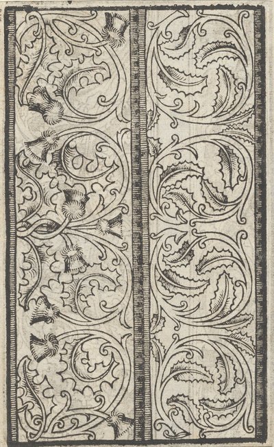 Esemplario di lavori, pagina 4 recto, agosto 1529 da Nicolò Zoppino