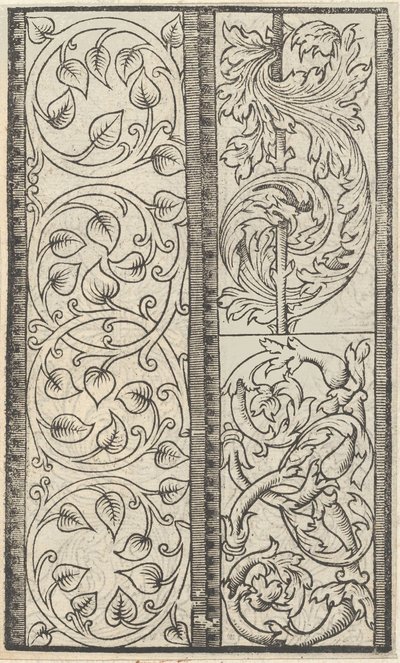 Esemplario di lavori, pagina 6 recto, agosto 1529 da Nicolò Zoppino