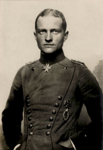 Ritratto di Manfred von Richthofen da Nicola Perscheid
