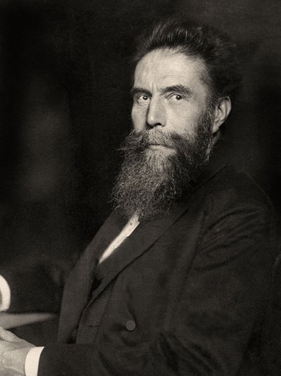 Ritratto di Wilhelm Röntgen da Nicola Perscheid