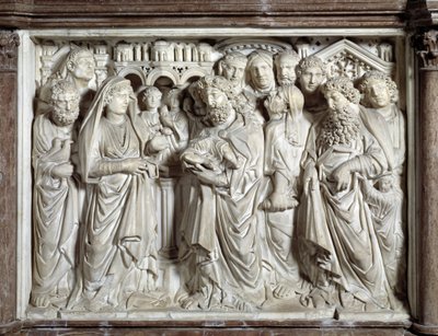 Presentazione di Gesù al tempio da Nicola Pisano