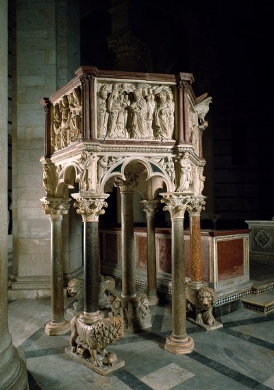 Pulpito del Battistero di San Giovanni da Nicola Pisano
