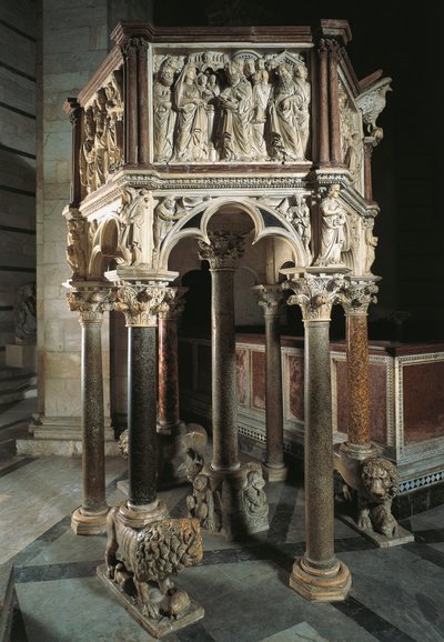 Pulpito del Battistero di San Giovanni da Nicola Pisano