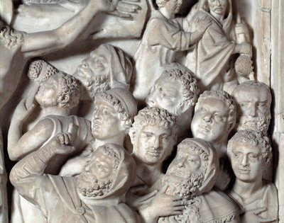La crocifissione (dettaglio) da Nicola Pisano